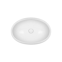 Раковина-чаша Qtap Leo White с донным клапаном QT11117060GW