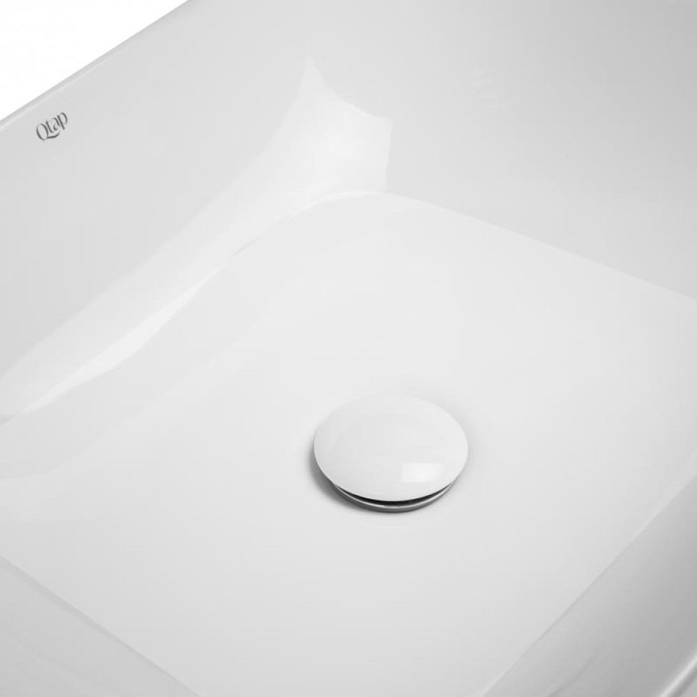 Раковина-чаша Qtap Aquarius White з донним клапаном QT21112143W