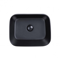 Раковина-чаша Qtap Scorpio Matt black з донним клапаном QT14112242MBMB