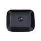 Раковина-чаша Qtap Scorpio Matt black з донним клапаном QT14112242MBMB