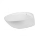 Раковина-чаша Qtap Scorpio White з донним клапаном QT14111037W