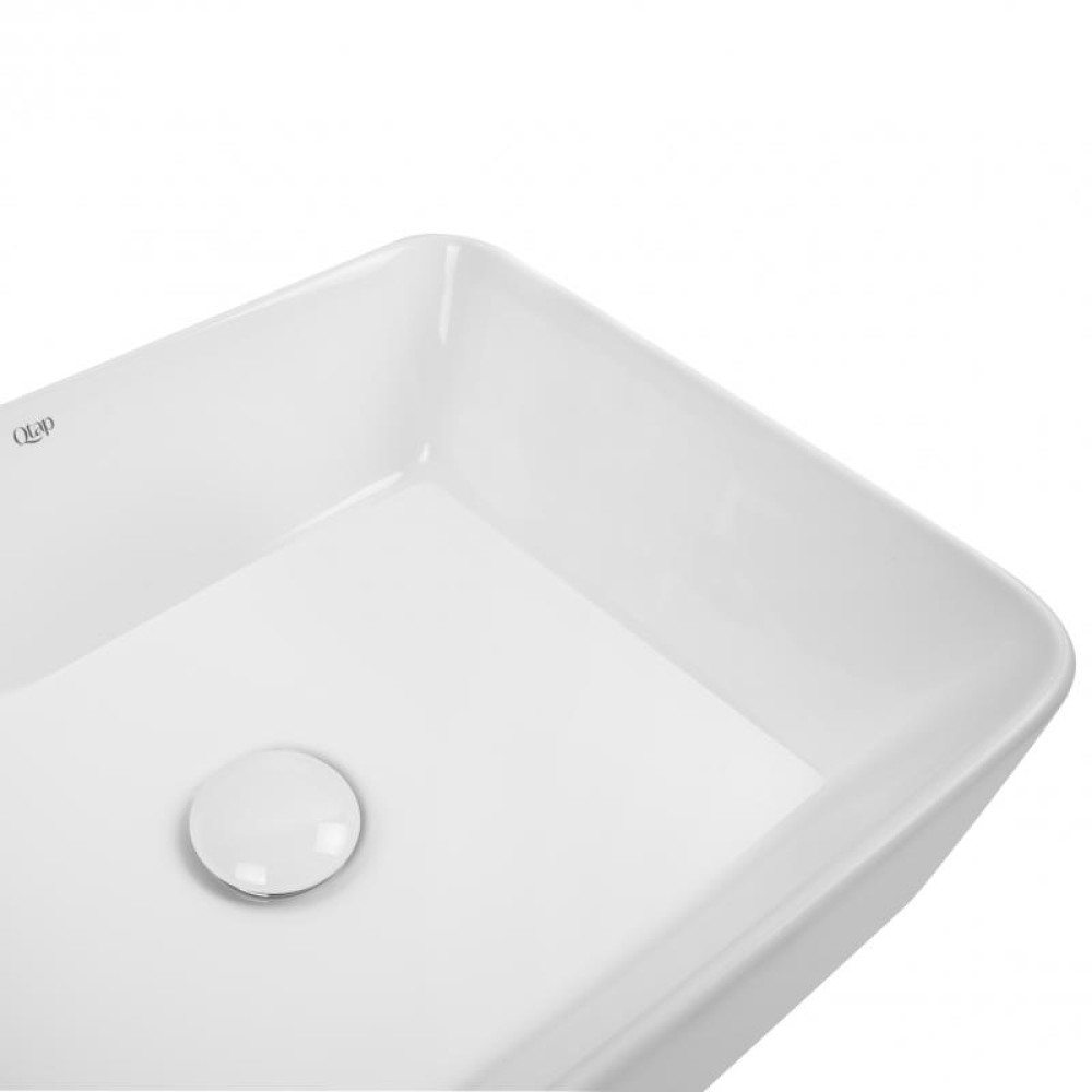 Раковина-чаша Qtap Tern White з донним клапаном QT17112074W
