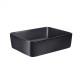 Раковина-чаша Qtap Tern Matt black з донним клапаном QT172074MBMB