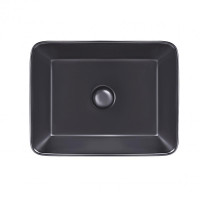 Раковина-чаша Qtap Tern Matt black с донным клапаном QT172074MBMB