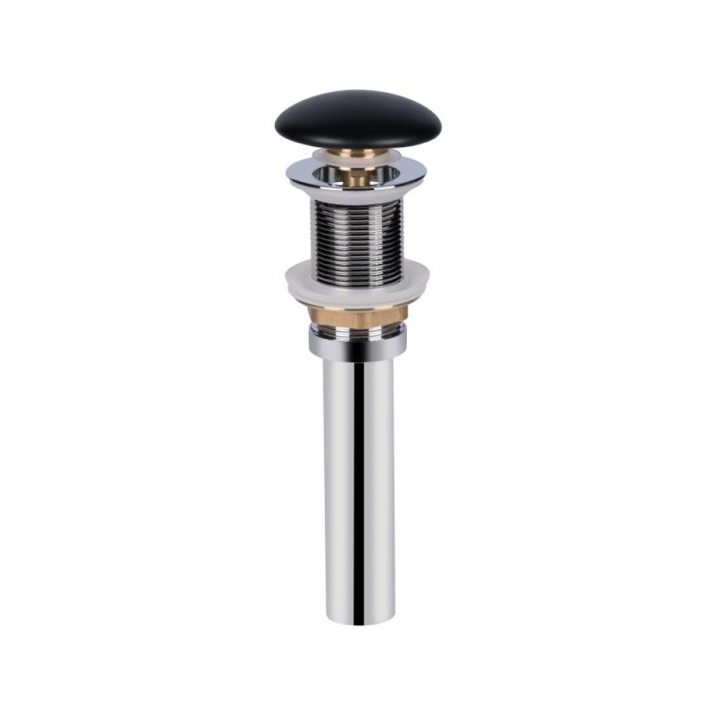 Раковина-чаша Qtap Kolibri Matt black з донним клапаном QT10112144MBMB