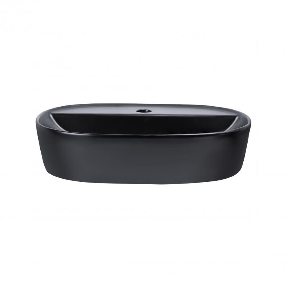Раковина-чаша Qtap Scorpio Matt black з донним клапаном QT142202MBMB