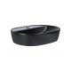 Раковина-чаша Qtap Scorpio Matt black з донним клапаном QT142202MBMB