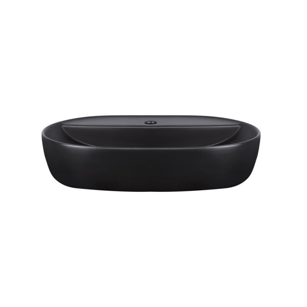 Раковина-чаша Qtap Scorpio Matt black з донним клапаном QT142203MBMB