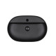 Раковина-чаша Qtap Scorpio Matt black з донним клапаном QT142203MBMB