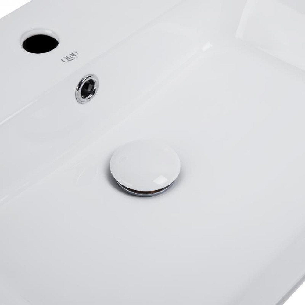 Раковина Qtap Virgo White з донним клапаном QT18112258W