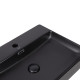 Раковина Qtap Nando LT Matt black з донним клапаном QT12112173MBMB