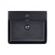 Раковина Qtap Nando LT Matt black з донним клапаном QT12112173SMBMB
