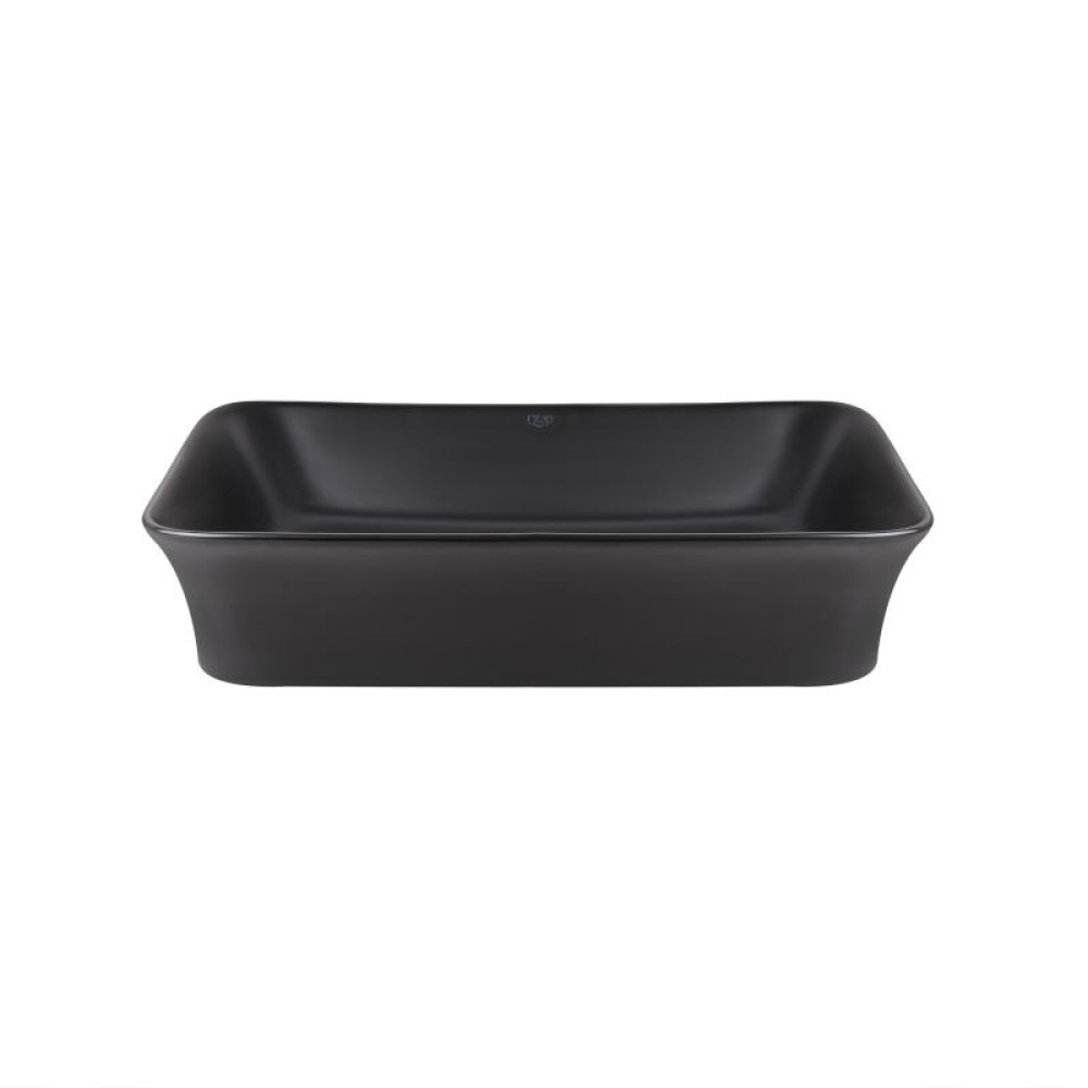 Раковина-чаша Qtap Virgo Matt black з донним клапаном QT18112261MBMB