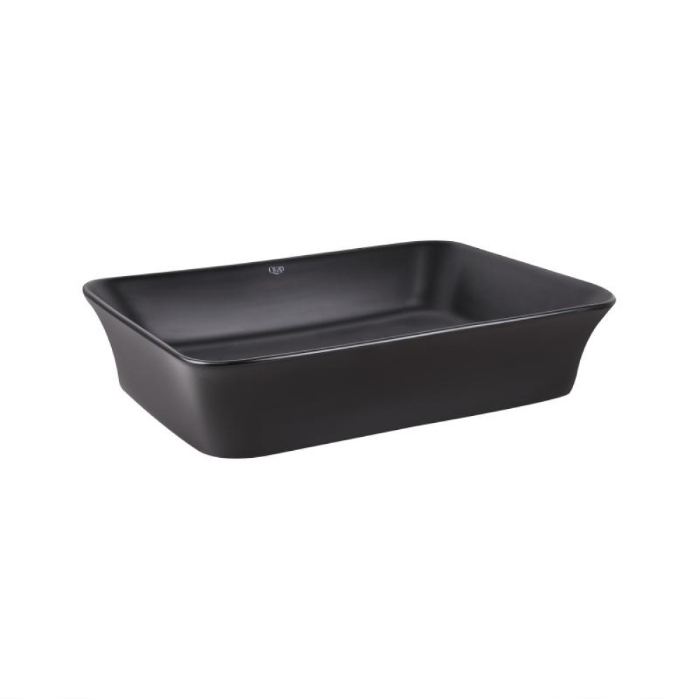 Раковина-чаша Qtap Virgo Matt black з донним клапаном QT18112261MBMB