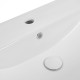 Раковина підвісна моноблок Qtap Crow White з донним клапаном QT0511G835W