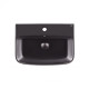 Раковина підвісна моноблок Qtap Crow Matt black з донним клапаном QT0511G835MB