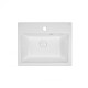 Раковина-моноблок QTAP Tern QT1711G803W з донним клапаном