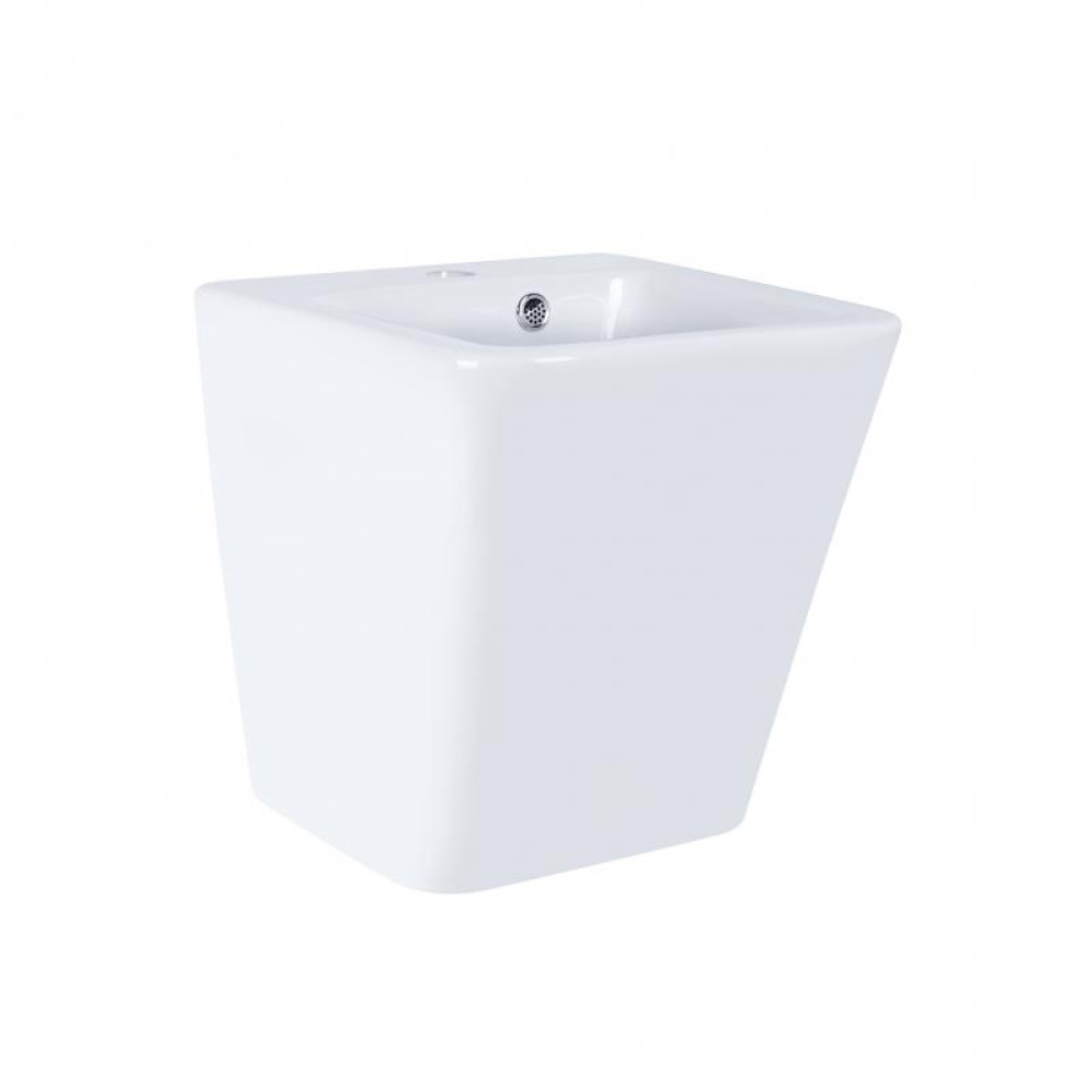 Раковина підвісна моноблок Qtap Tern з донним клапаном QT1711G808W