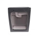 Раковина підвісна моноблок Qtap Tern Matt black з донним клапаном QT1711G808MB