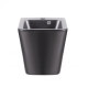 Раковина підвісна моноблок Qtap Tern Matt black з донним клапаном QT1711G808MB