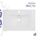 Раковина врізна меблева Qtap Albatross 720х460х180 White без донного клапана QT01113070CW1