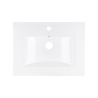 Раковина Qtap Albatross 600х460х180 White без донного клапана QT01113060CW1