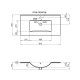 Раковина Qtap Albatross New White без донного клапана QT0111750690W1