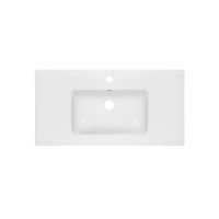 Раковина Qtap Albatross E49  White без донного клапана QT01119100E49W1
