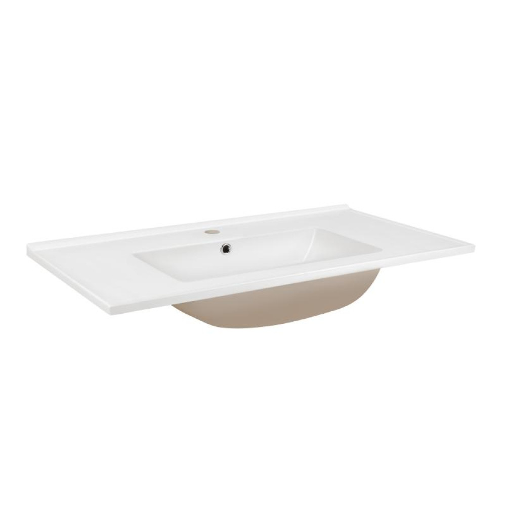 Раковина Qtap Albatross E49 White без донного клапана QT01119090E49W1