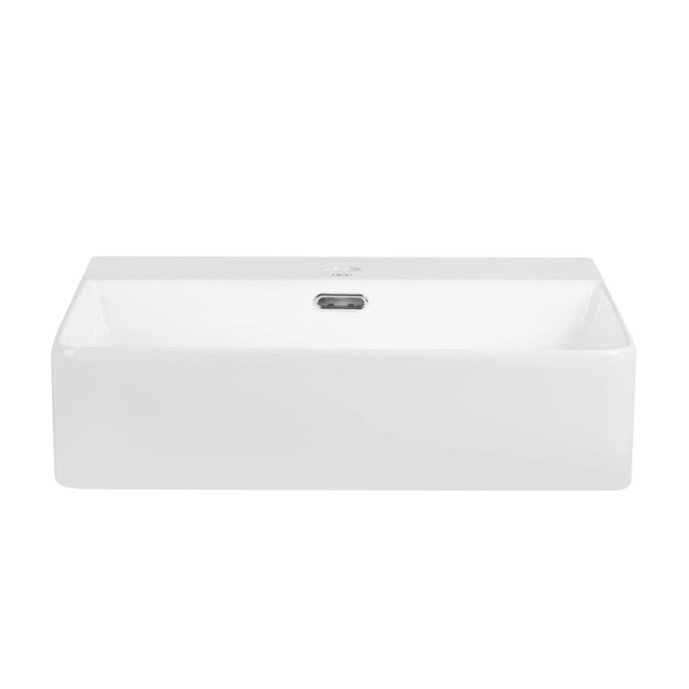 Раковина підвісна Qtap Nando LT 500х420х130 мм, White, прямокутна, без донного клапана QT12116146AW