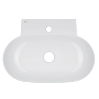Раковина Qtap Cardinal без донного клапана QT0411K177WN