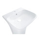 Раковина Qtap Crow напольная без донного клапана QT0511G315WN