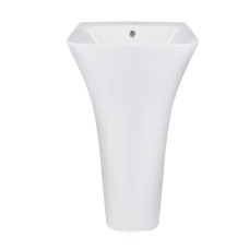 Раковина Qtap Crow напольная без донного клапана QT0511G315WN