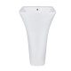 Раковина Qtap Crow напольная без донного клапана QT0511G315WN