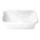 Комплект Qtap Scorpio: Раковина врезная прямоугольная 510х390х145 мм White + Донный клапан PU02 (QT1411K490WN47290)