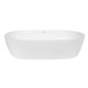 Комплект Qtap Aquarius: Раковина накладная прямоугольная 470x380x120 мм White + Донный клапан PU02 (QT21112185WN47295)
