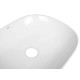 Комплект Qtap Aquarius: Раковина накладная прямоугольная 470x380x120 мм White + Донный клапан PU02 (QT21112185WN47295)