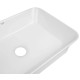 Комплект Qtap Virgo: Раковина накладна прямокутна 490х350х110 мм White + Донний клапан PU02 (QT18112261WN47305)