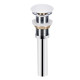 Комплект Qtap Virgo: Раковина накладна прямокутна 490х350х110 мм White + Донний клапан PU02 (QT18112261WN47305)