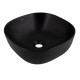 Раковина накладная Qtap Kolibri 400х400х140 Matt Black с донным клапаном QT10112144MBMBN47316