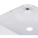 Комплект Qtap Stork: Раковина накладная квадратная 430x430x125 мм White + Донный клапан PU02 (QT15112194WN47318)