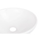 Комплект Qtap Owl: Раковина накладная круглая 400х400х155 мм White + Донный клапан PU02 (QT1911K53WN47319)