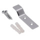 Комплект Qtap Tern: Раковина напольная моноблок 440х380х830 мм White + Донный клапан PU02O (QT1711G302WN47320)