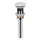 Комплект Qtap Tern: Раковина напольная моноблок 440х380х830 мм White + Донный клапан PU02O (QT1711G302WN47320)
