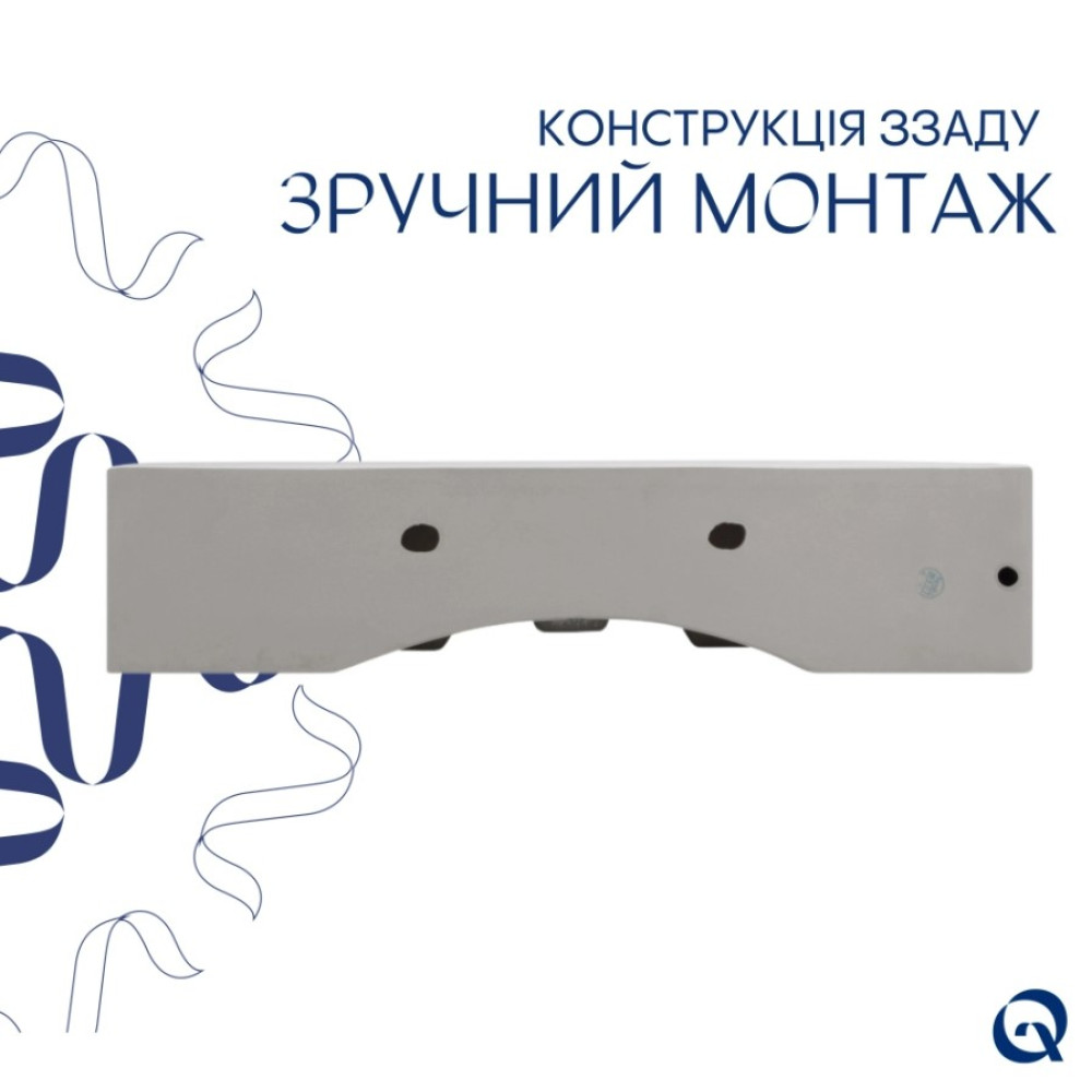 Раковина підвісна Qtap Nando LT 610х420х140 White з донним клапаном QT12112173WN47326