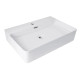 Раковина підвісна Qtap Nando LT 610х420х140 White з донним клапаном QT12112173WN47326