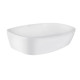 Раковина Qtap Cardinal 500х380х140 мм, White, овальная, без донного клапана QT04116302W