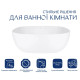 Раковина Qtap Kolibri 400х400х140 мм, White, квадратна, без донного клапана QT10116303W