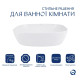 Раковина накладна Qtap Cardinal 600x380x140 White з донним клапаном QT04116257W48465