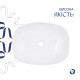 Раковина накладна Qtap Cardinal 600x380x140 White з донним клапаном QT04116257W48465